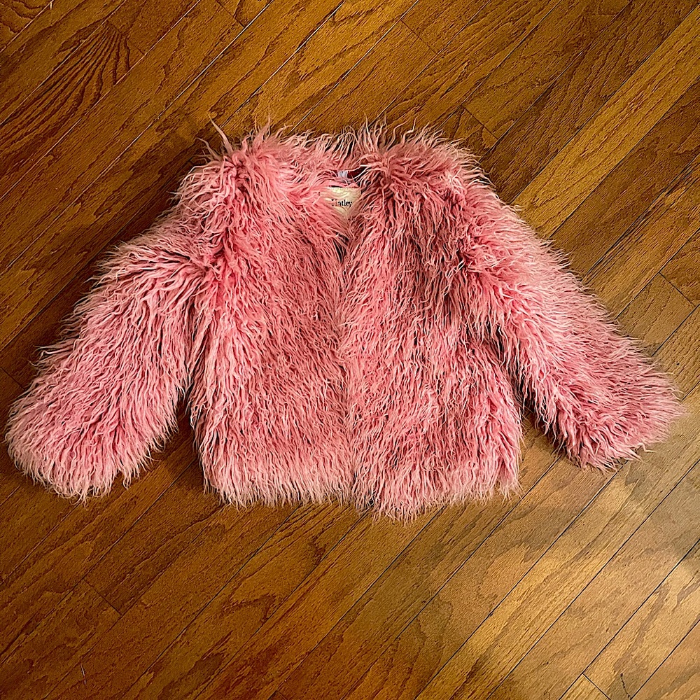 Hatley Girls Mongolian Faux Fur coat jacket